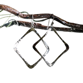 Angled Hoop Earring image 0