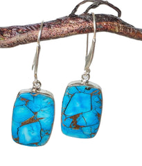 Turquoise and Copper Earrings