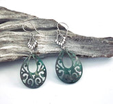 Gray Shell Earrings image 0