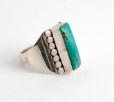 Oblong Turquoise Stone Ring