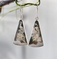 Moss Agate Earrings