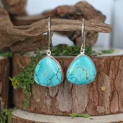 Turquoise Sterling Silver Earrings