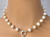 16" Freshwater Pearl Interchangeable Charm Necklace image 0