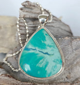 Howlite Pear Shaped Pendant