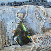 Angular Labradorite Pendant