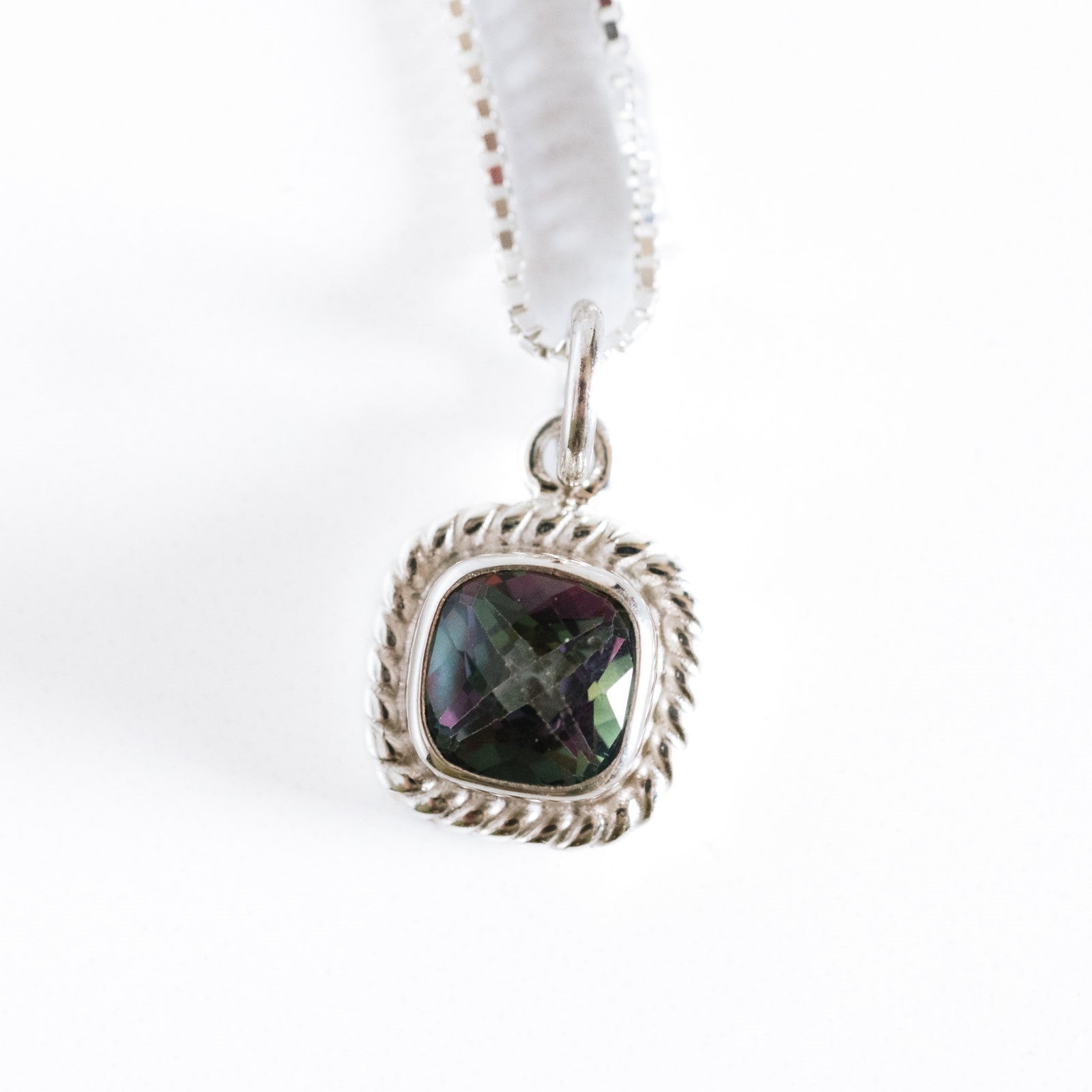 Delicate Mystic Topaz Pendant image 1