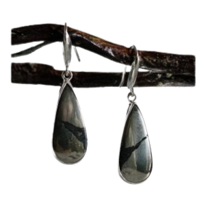 Apache Gold Pyrite Earring (Pear) image 0