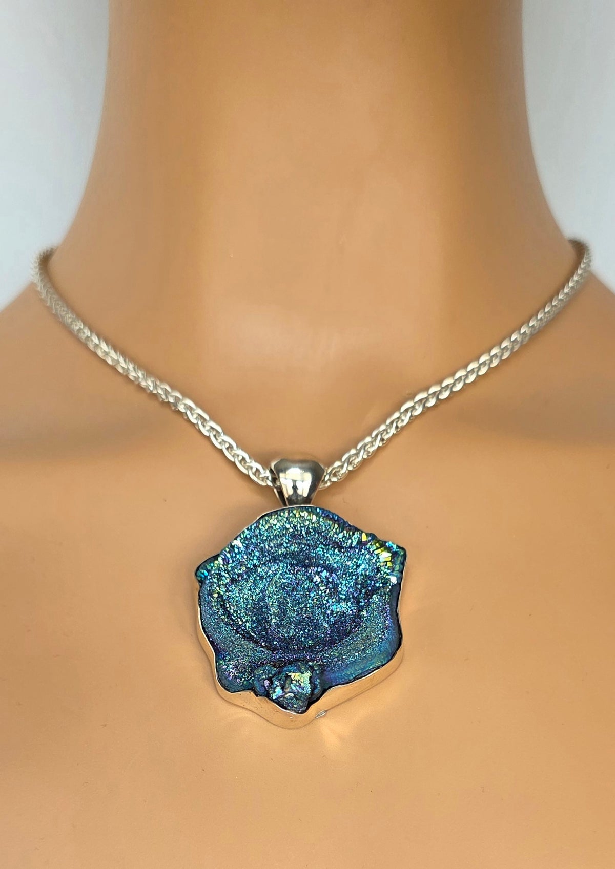 Blue Cassiopeia Druzy Stone