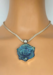 Blue Cassiopeia Druzy Stone