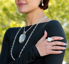 Handcrafted Brushed Link Chain image 3