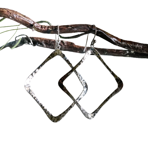 Angled Hoop Earring image 0