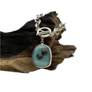 Amazonite with Pyrite Toggle image 0