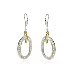 Oval "Bali Crown" Earrings