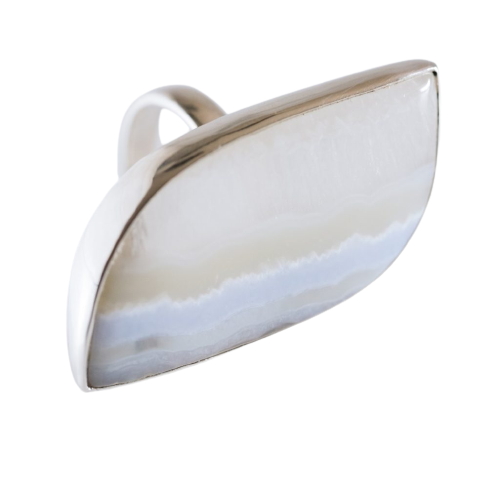 Blue Lace Agate Ring image 0