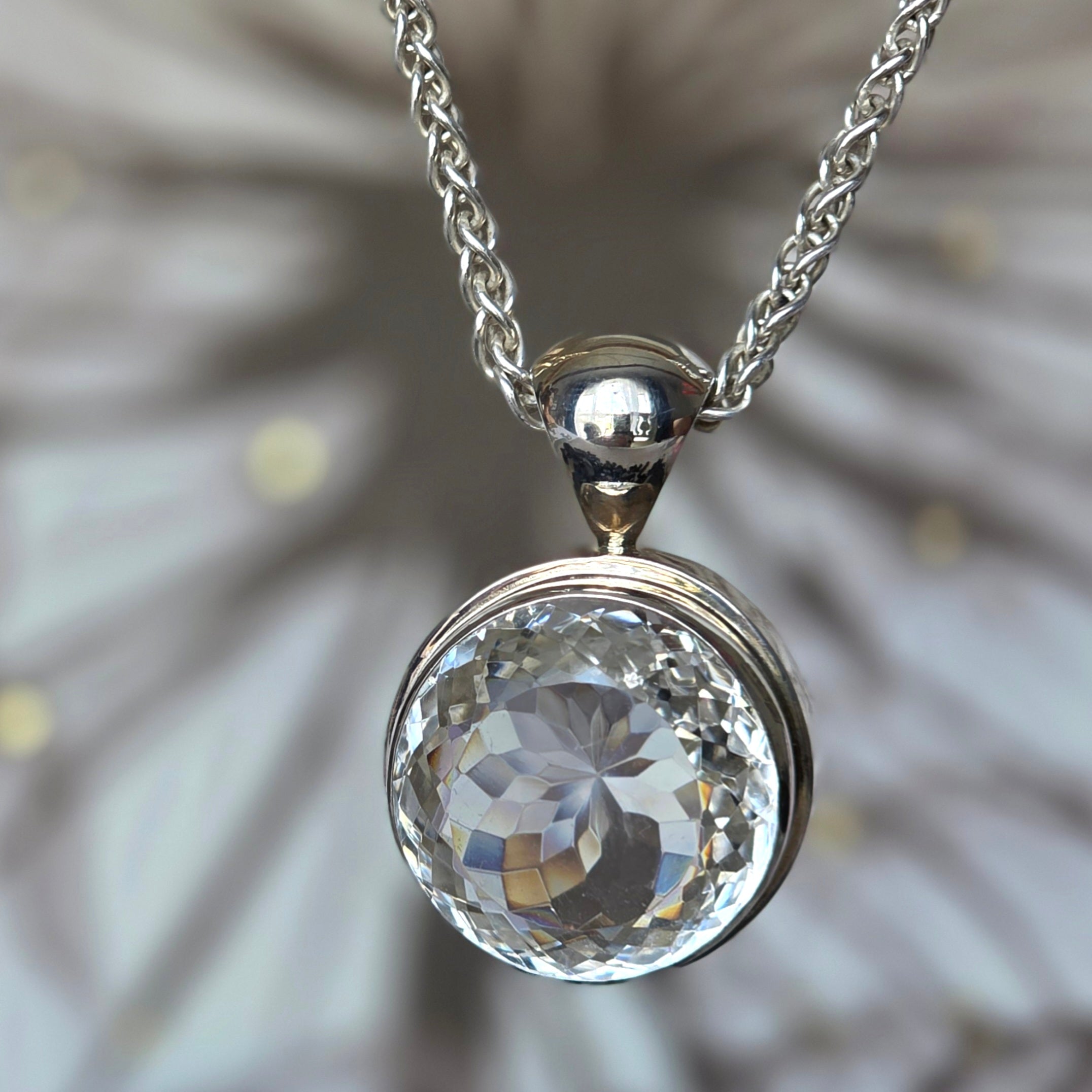 White Quartz Pendant