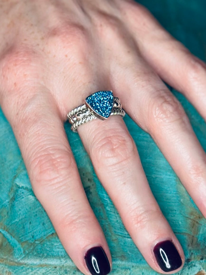 Small Rope Band Stacking Ring image 2