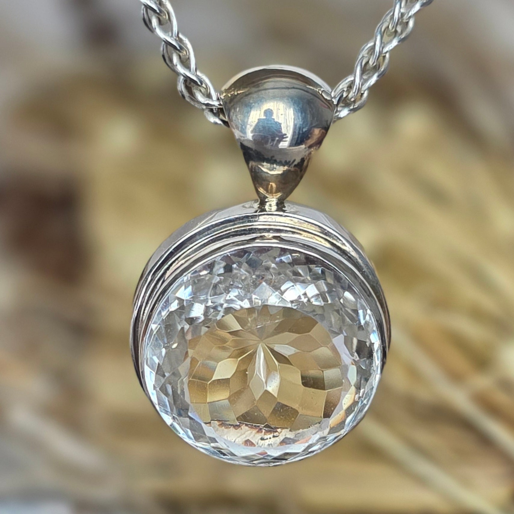 White Quartz Pendant