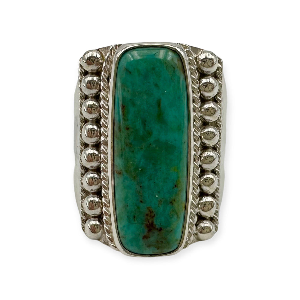 Elongated Turquoise Ring image 1