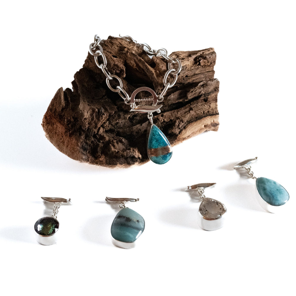 Amazonite with Pyrite Toggle image 1