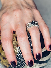 Small Rope Band Stacking Ring image 3