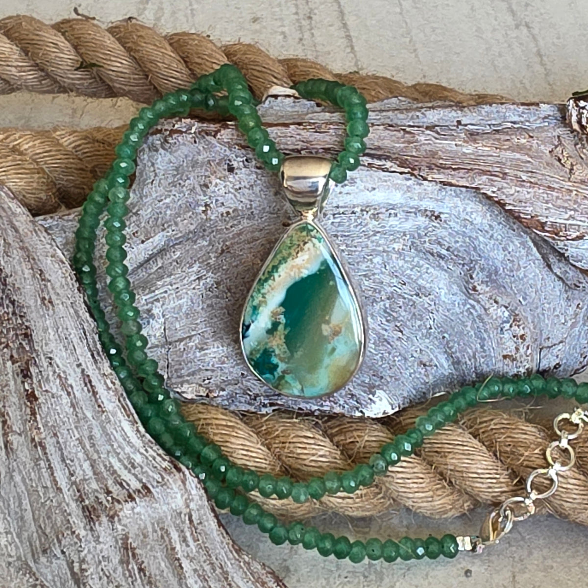 Fossilized Wood Pendant